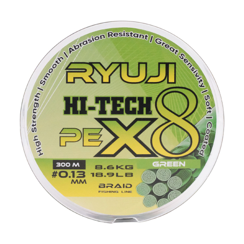 Ryuji Hi-Tech X8 300 Mt Green İp Misina ÖRGÜ İPLER Ryuji