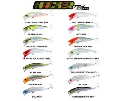 Fujin Hacker 90 Mm 12.6 Gr SSR Floating Maket Yem
