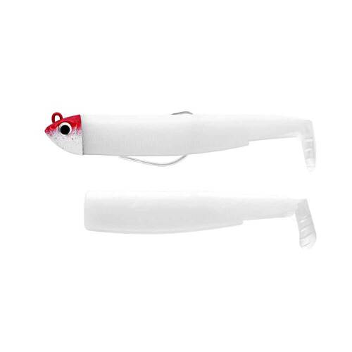 Fiiish Black Minnow BM1052.5 BM3045 Combo Shore 8 Gr Silikon Yem - White Red BM105 / 2.5 FIIISH