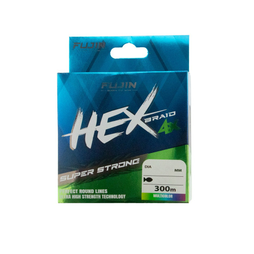 Fujin Hex Braid 4X 300 M Multicolor PE İp Misina