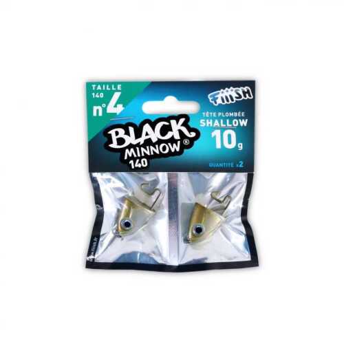 Fiiish Black Minnow BM1404 BM342 Shallow 10gr Jig Head - Kaki JIGHEAD | ZOKALAR FIIISH