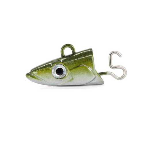 Fiiish Black Eel BE1102 BE1269 2 Tetes Plobbees Shallow 8gr Kaki Jighead