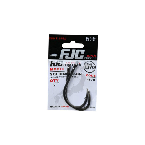 FJC Hooks 4878 Soi Ringed Black Nickel İğne