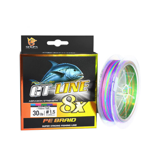 Shufa 8X GT Line 150 Mt Multicolor İp Misina ÖRGÜ İPLER Shufa