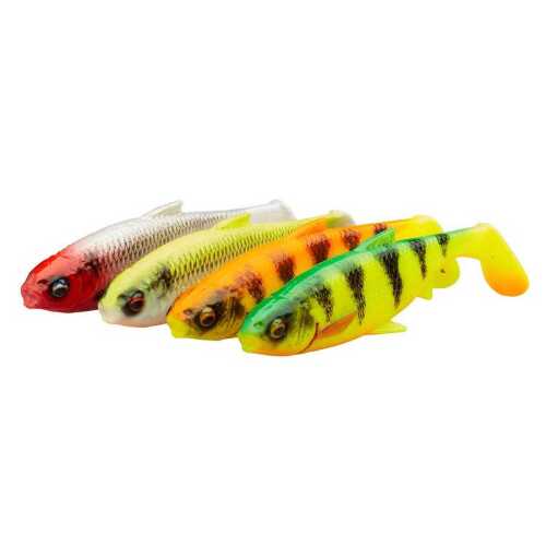Savage Gear 3D River Roach 4 Adet Dark Water Mix Silikon Yem SİLİKON YEM Savage Gear
