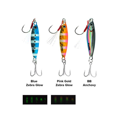 Fujin Jig-X Trio 3 Adet 20 Gr Micro Jig Yem TR1 Mix JIG YEM Fujin