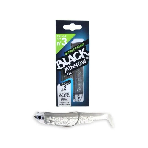 Fiiish Black Minnow BM1203 BM3025 Double Combo Shore + Rattle 12 Gr - DTCH BM120 / 3 FIIISH