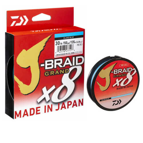 Daiwa J-Braid Grand 8B 135 M Blue İp Misina