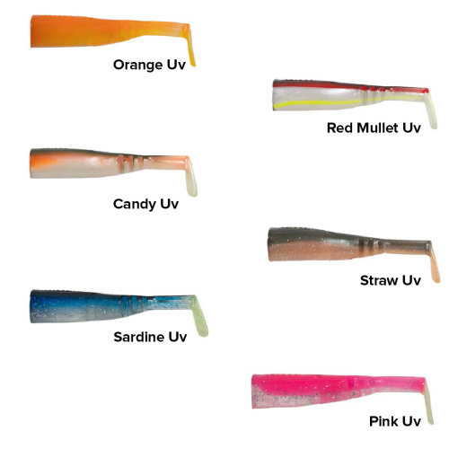 Seabor Lily Shad 11 Cm 3 Adet Gövde Silikon Yem