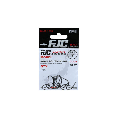 FJC Hooks 3737 Koaji Doutsuki Black Nickel İğne