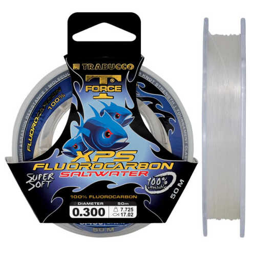 Trabucco T-Force Xps Serisi 25 M Fluorocarbon Misina SHOCK LEADER Trabucco