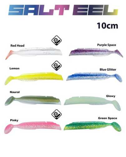 Fujin Salt Eel 10 Cm Silikon Yem - 3X Gövde