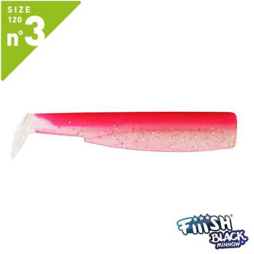 Fiiish Black Minnow BM1203 BM351 3 Adet Gövde - Fluo Pink SİLİKON YEM FIIISH