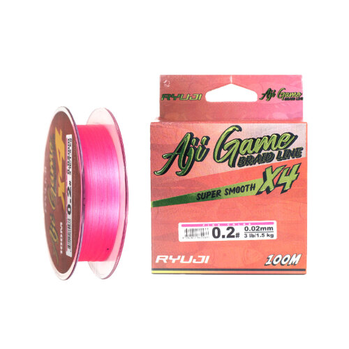 Ryuji Aji Game 4X 100 Mt Pink İp Misina ÖRGÜ İPLER Ryuji