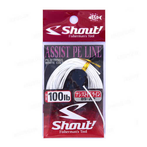 Shout Assist PE Line Beyaz Assist Bağlama İpi [Kategorisiz Ürünler] Shout