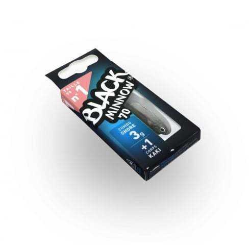 Fiiish Black Minnow BM701 BM492 Combo Shore 3 Gr - Kaki SİLİKON YEM FIIISH