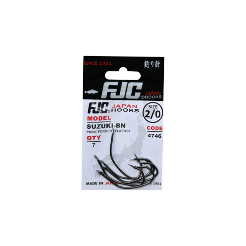 FJC Hooks 4746 Suzuki Black Nickel İğne