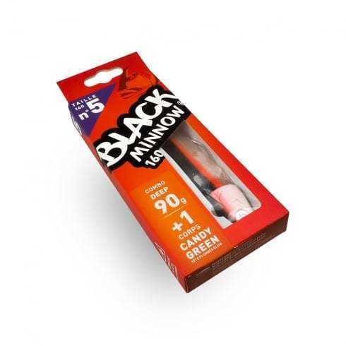 Fiiish Black Minnow BM1605 BM793 Combo Deep 90 Gr - Candy Green SİLİKON YEM FIIISH