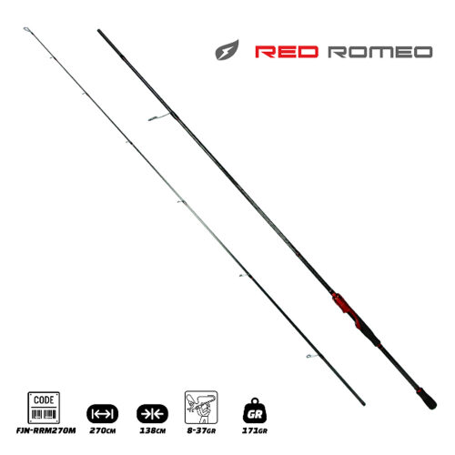 Fujin Red Romeo 270 Cm 8-37 Gr Spin Olta Kamışı SPIN KAMIŞLARI Fujin