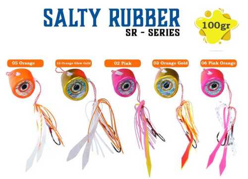 Fujin Salty Rubber SR 100 Gr Tai Rubber Set TAI RUBBER & SLIDER JIG Fujin