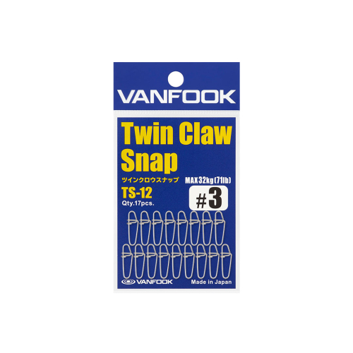 Vanfook TS-12 Twin Claw Snap Klipsli Fırdöndü