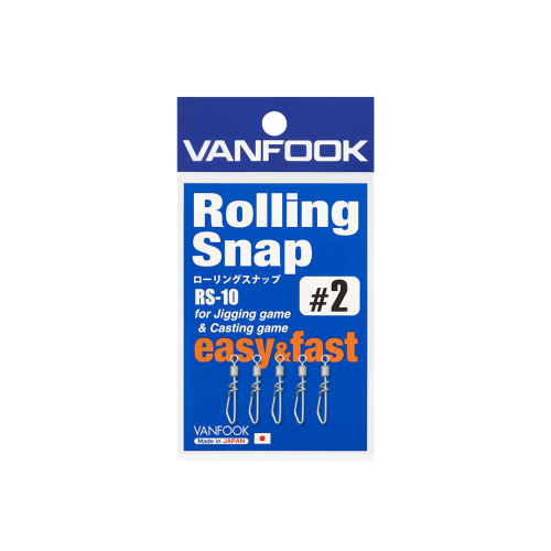Vanfook RS-10 Rolling Snap Silver Klipsli Fırdöndü