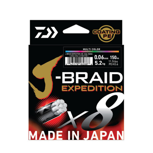 Daiwa J-Braid Expedition Smash Orange 150 M İp Misina