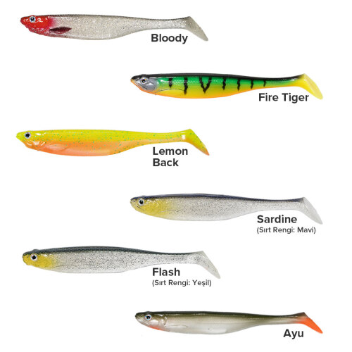 Ryuji Bait Fish 12 Cm Silikon Yem