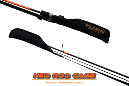 Fujin Neo Rod Case Neopren Kamış Koruyucu Kamış Kılıfları Fujin
