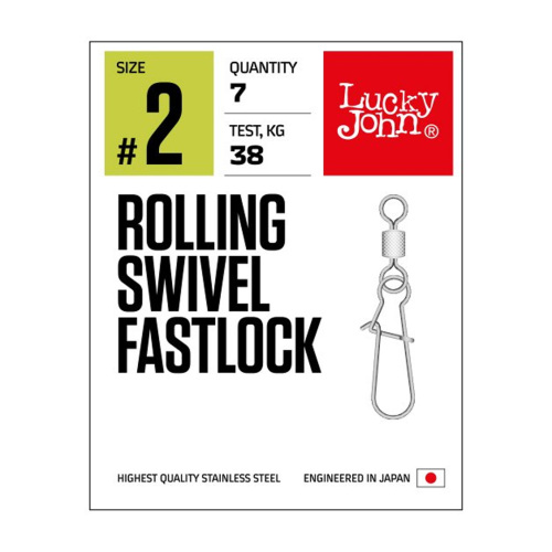 Lucky John Rolling Swivel Fastlock Klipsli Fırdöndü Klipsli Fırdöndü Lucky John