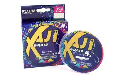 Fujin Aji Light Game Braid 4X 100 M Pink PE İp Misina ÖRGÜ İPLER Fujin