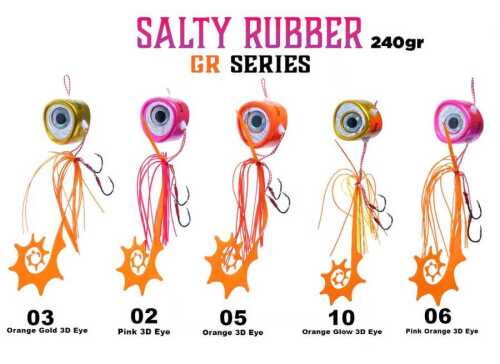 Fujin Salty Rubber GR 240 Gr Tai Rubber Set