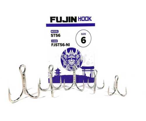 Fujin ST56 Nickel Üçlü Maket Balık İğnesi Maket İğneleri Fujin
