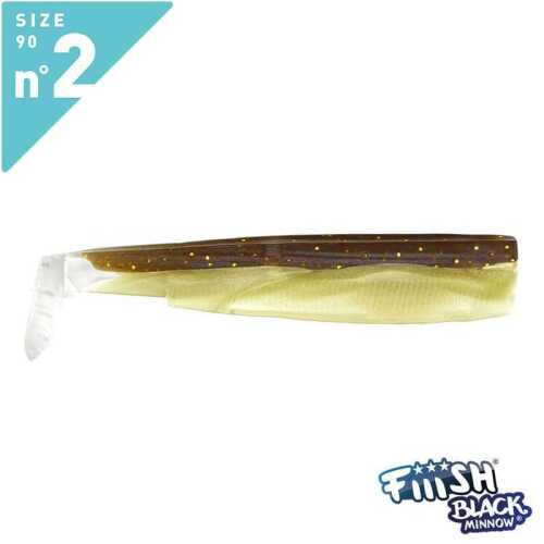 Fiiish Black Minnow BM902 BM020 3 Adet Gövde - Marron Paillete SİLİKON YEM FIIISH