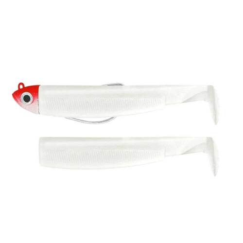 Fiiish Black Minnow BM902 BM3002 Combo Shore 5 Gr Silikon Yem - White Red Head SİLİKON YEM FIIISH
