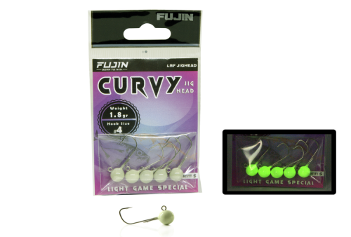 Fujin Curvy Glow Lrf Jig Head JIGHEAD | ZOKALAR Fujin