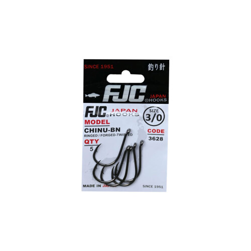 FJC Hooks 3628 Chinu Ringed Black Nickel İğne